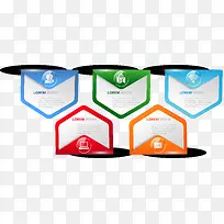 彩色旗帜分类标签-空若网 彩色旗帜分类标签-空若网