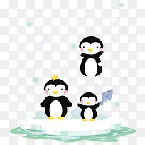 矢量南极企鹅素材-空若网 矢量南极企鹅素材-空若网