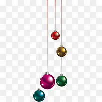 圣诞节多彩吊球装饰-空若网 圣诞节多彩吊球装饰-空若网