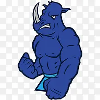 愤怒的犀牛PNG下载-空若网 愤怒的犀牛PNG下载-空若网