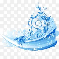 水花矢量素材-空若网 水花矢量素材-空若网