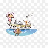 夏季卡通插画-空若网 夏季卡通插画-空若网