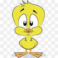 卡通黄色鸭子PNG-空若网 卡通黄色鸭子PNG-空若网