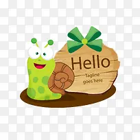 卡通可爱蜗牛免抠素材-空若网 卡通可爱蜗牛免抠素材-空若网