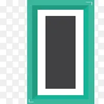 简约长方形相框-空若网 简约长方形相框-空若网