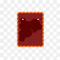 卡通红色卡片-空若网 卡通红色卡片-空若网