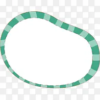 绿色条纹边框-空若网 绿色条纹边框-空若网