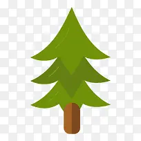 一棵扁平化的松树-空若网 一棵扁平化的松树-空若网