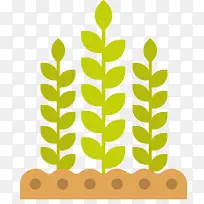 扁平风格纯色海草-空若网 扁平风格纯色海草-空若网