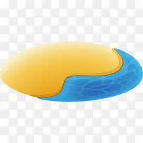 沙滩png矢量素材-空若网 沙滩png矢量素材-空若网