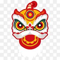 春节卡通舞狮狮子头-空若网 春节卡通舞狮狮子头-空若网