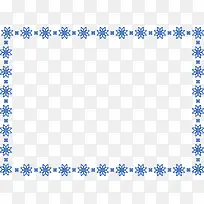 蓝色花瓣边框图片-空若网 蓝色花瓣边框图片-空若网