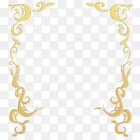 矢量金色花边-空若网 矢量金色花边-空若网