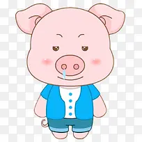 卡通小猪卡通粉猪-空若网 卡通小猪卡通粉猪-空若网