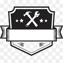 五一手绘劳动工具扳手榔头标贴矢-空若网 五一手绘劳动工具扳手榔头标贴矢-空若网