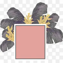 黄色花朵促销标题框-空若网 黄色花朵促销标题框-空若网