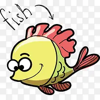 小黄鱼矢量手绘素材图片-空若网 小黄鱼矢量手绘素材图片-空若网