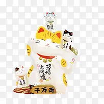 手绘卡通招财猫-空若网 手绘卡通招财猫-空若网
