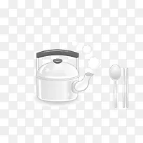 矢量水壶勺子筷子素材-空若网 矢量水壶勺子筷子素材-空若网
