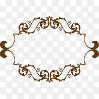 棕色藤蔓边框-空若网 棕色藤蔓边框-空若网