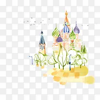 手绘插画素材-空若网 手绘插画素材-空若网