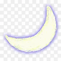 卡通手绘发光月亮-空若网 卡通手绘发光月亮-空若网