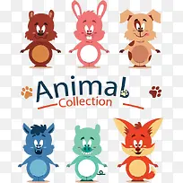 卡通动物元素-空若网 卡通动物元素-空若网