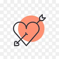 一箭穿心图标素材-空若网 一箭穿心图标素材-空若网