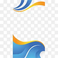 矢量蓝色边框-空若网 矢量蓝色边框-空若网