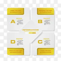 矢量质感黄色边框素材-空若网 矢量质感黄色边框素材-空若网