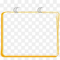 手绘黄色边框-空若网 手绘黄色边框-空若网