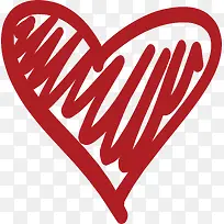 红色中性笔爱心-空若网 红色中性笔爱心-空若网