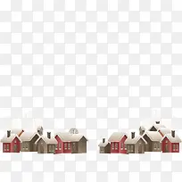 冬季多彩村庄房屋-空若网 冬季多彩村庄房屋-空若网