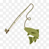 卡通垂钓装饰图案-空若网 卡通垂钓装饰图案-空若网