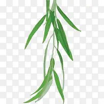 卡通柳叶柳树装饰图案-空若网 卡通柳叶柳树装饰图案-空若网