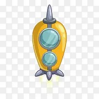 手绘卡通火箭矢量-空若网 手绘卡通火箭矢量-空若网