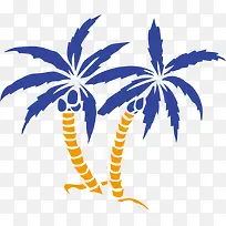 椰子树png矢量素材-空若网 椰子树png矢量素材-空若网