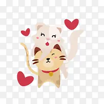 卡通爱情动物免抠素材-空若网 卡通爱情动物免抠素材-空若网