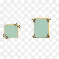 清新绿色边框素材-空若网 清新绿色边框素材-空若网