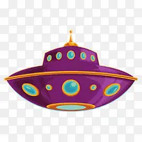 手绘卡通宇宙飞船彩灯矢量-空若网 手绘卡通宇宙飞船彩灯矢量-空若网