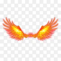 火焰翅膀红色黄色炫酷-空若网 火焰翅膀红色黄色炫酷-空若网