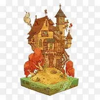 矢量城堡-空若网 矢量城堡-空若网