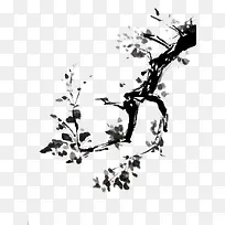 中国风树枝水墨画-空若网 中国风树枝水墨画-空若网