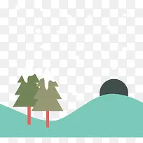 矢量冬季卡通素材-空若网 矢量冬季卡通素材-空若网