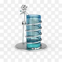 蓝色透明杯子工艺礼品-空若网 蓝色透明杯子工艺礼品-空若网