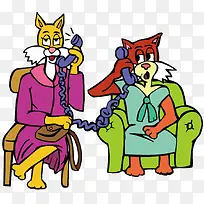 打电话的动物-空若网 打电话的动物-空若网