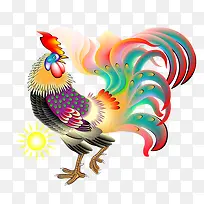 彩色的鸡-空若网 彩色的鸡-空若网