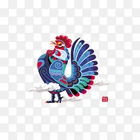 彩色鸡年-空若网 彩色鸡年-空若网