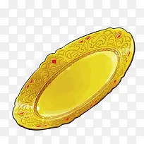 矢量金盘子-空若网 矢量金盘子-空若网