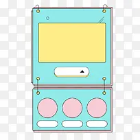卡通彩色日历产品边框-空若网 卡通彩色日历产品边框-空若网